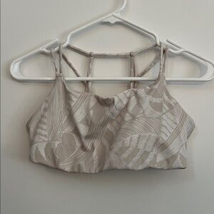 Athleta Patterned Strappy Crop Top